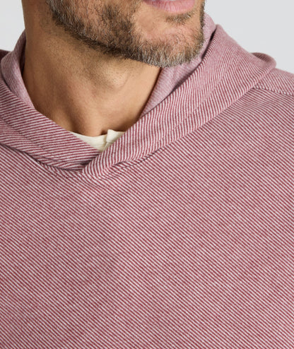 UNTUCKit Textured Knit Hoodie Burgundy