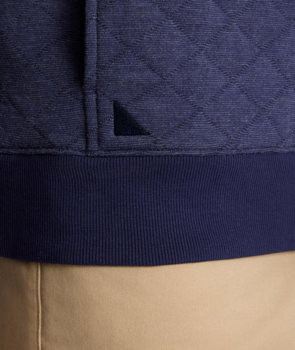 UNTUCKit Quilted Pullover Blue
