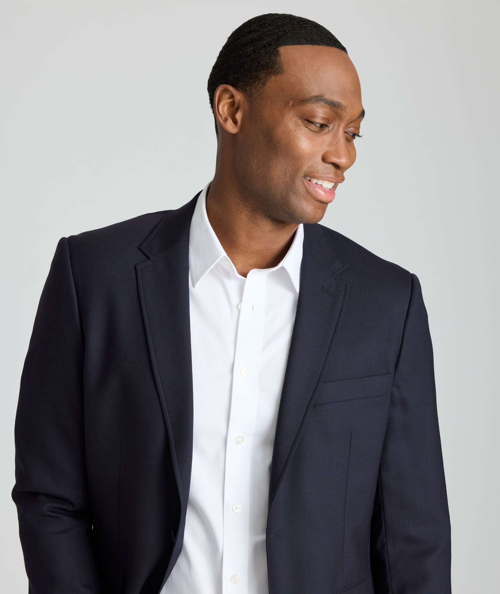 UNTUCKit Wrinkle-Resistant Palazzo Sport Coat Navy