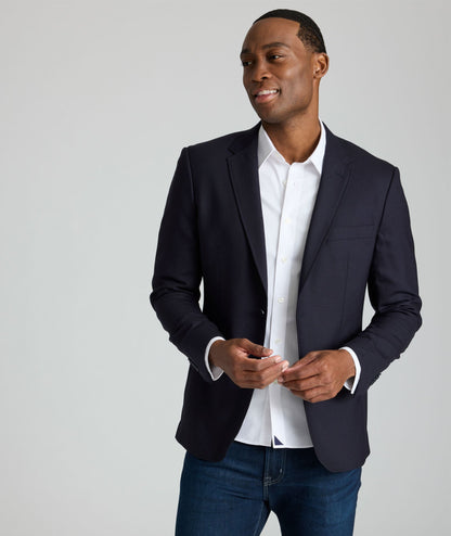 UNTUCKit Wrinkle-Resistant Palazzo Sport Coat Navy