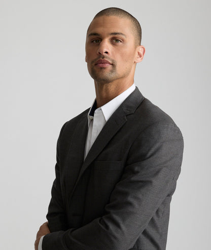 UNTUCKit Wrinkle-Resistant Palazzo Sport Coat Gray