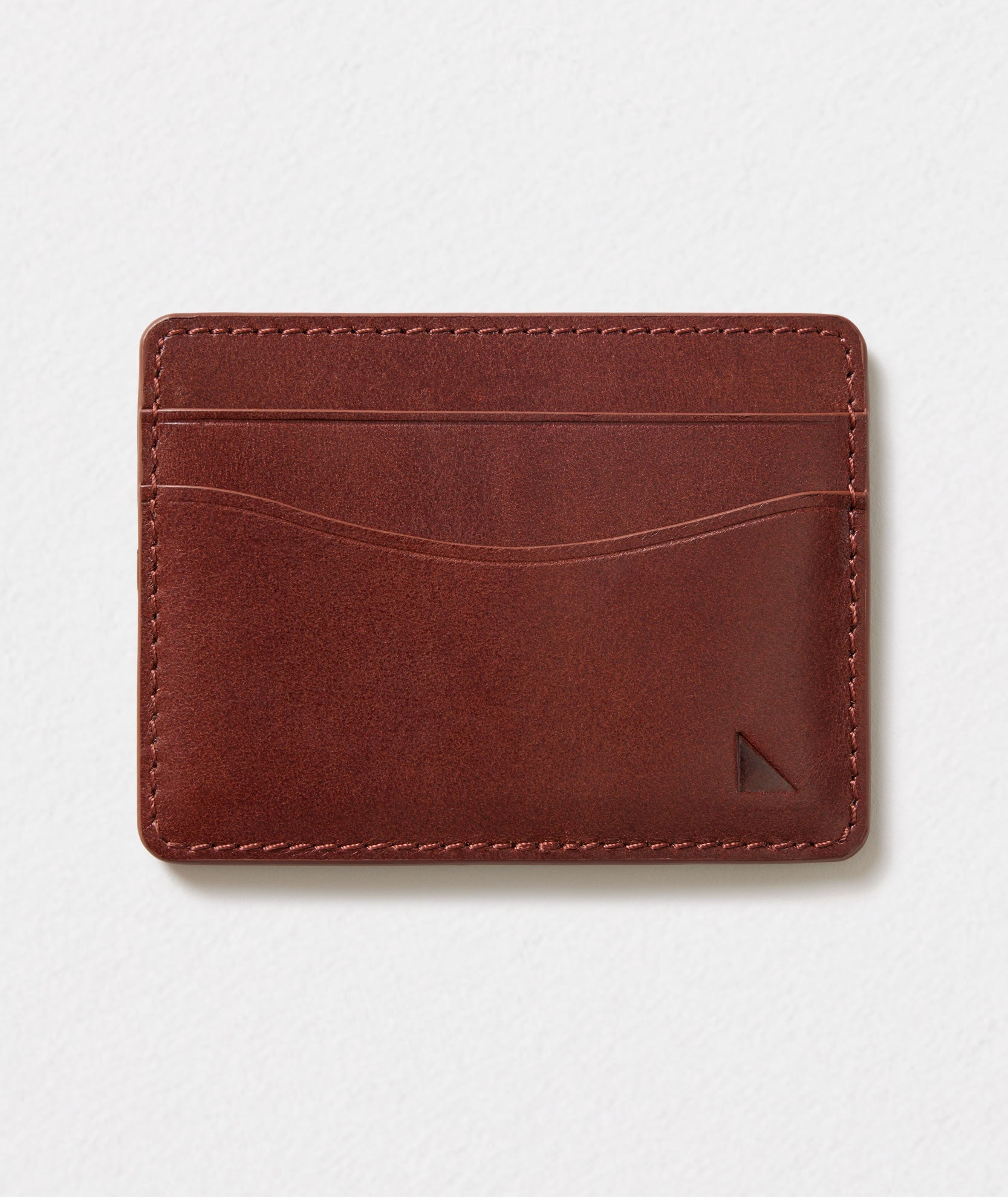 UNTUCKit Leather Card Case Brown