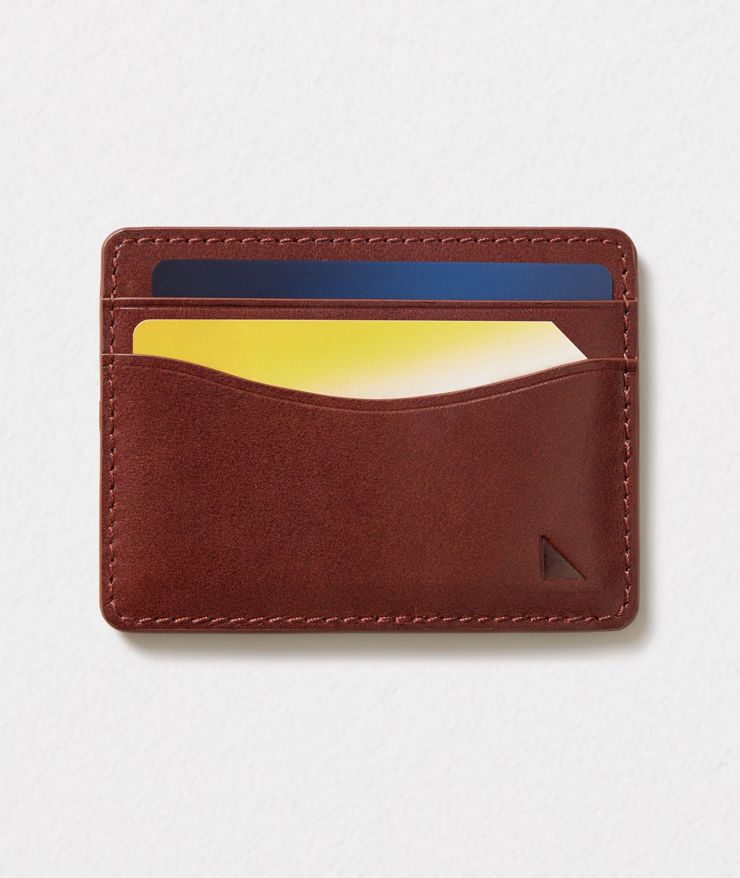 UNTUCKit Leather Card Case Brown