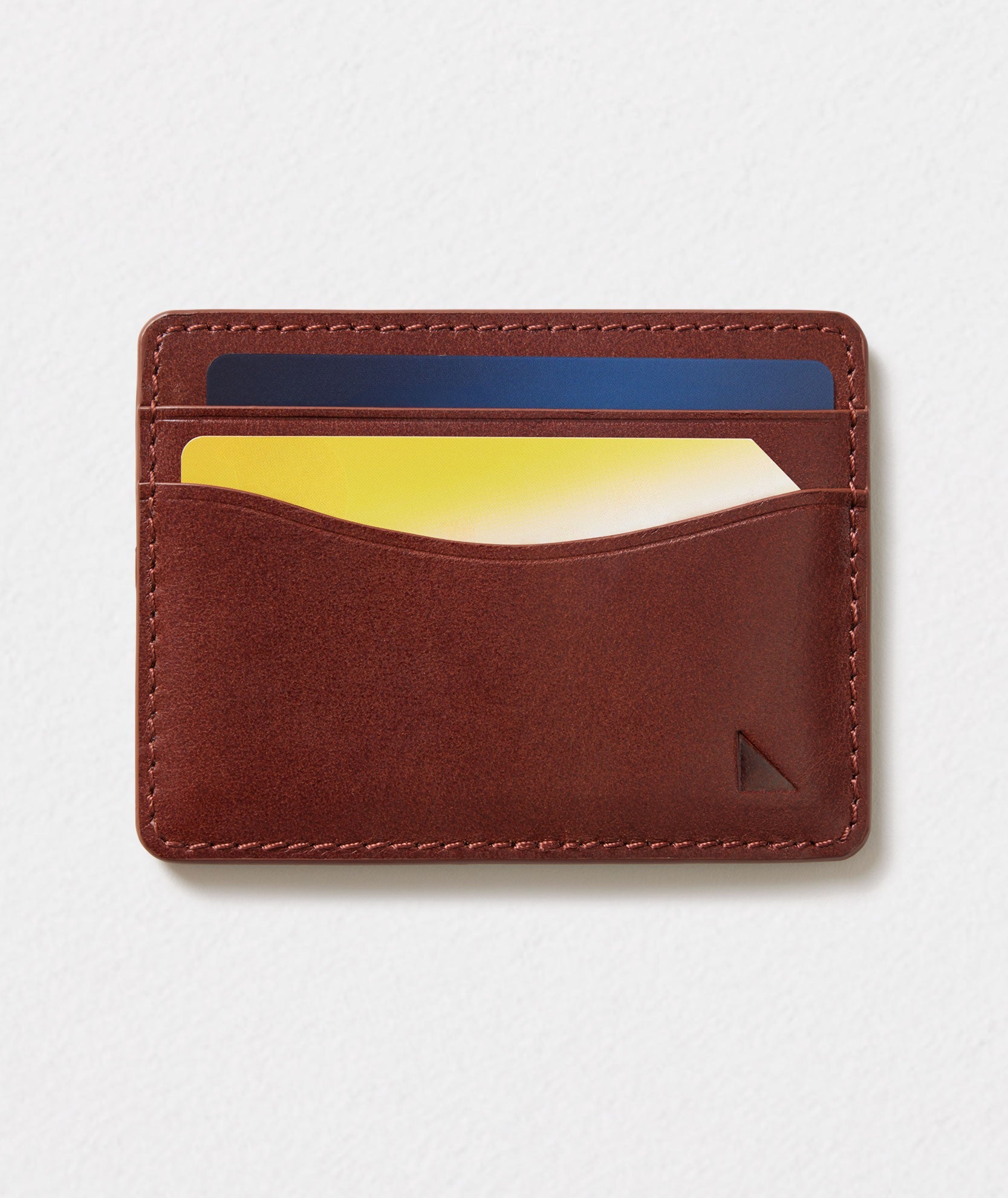 UNTUCKit Leather Card Case Brown