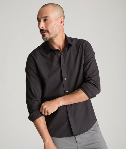 UNTUCKit Wrinkle-Free Black Stone Shirt Black