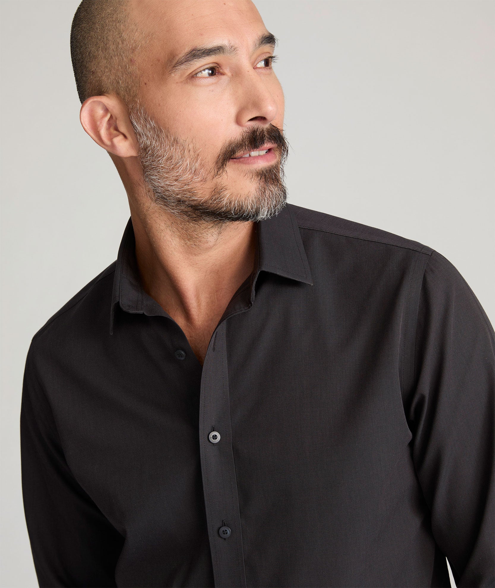 UNTUCKit Wrinkle-Free Black Stone Shirt Black