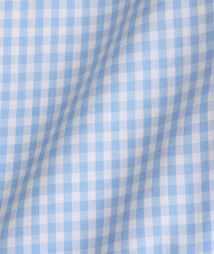 UNTUCKit Wrinkle-Free Lawrence Shirt Light Blue Gingham