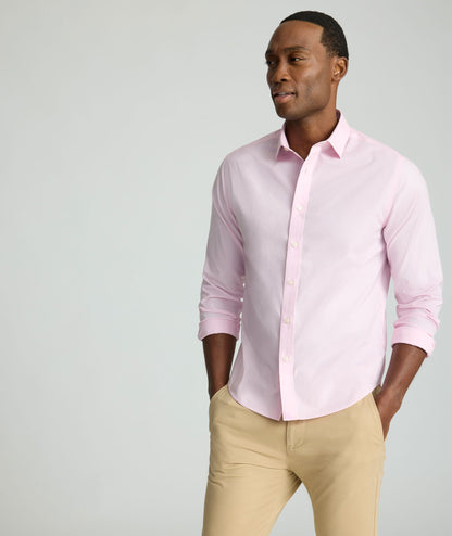 UNTUCKit Wrinkle-Free Stretch Cotton Arden Shirt Light Pink