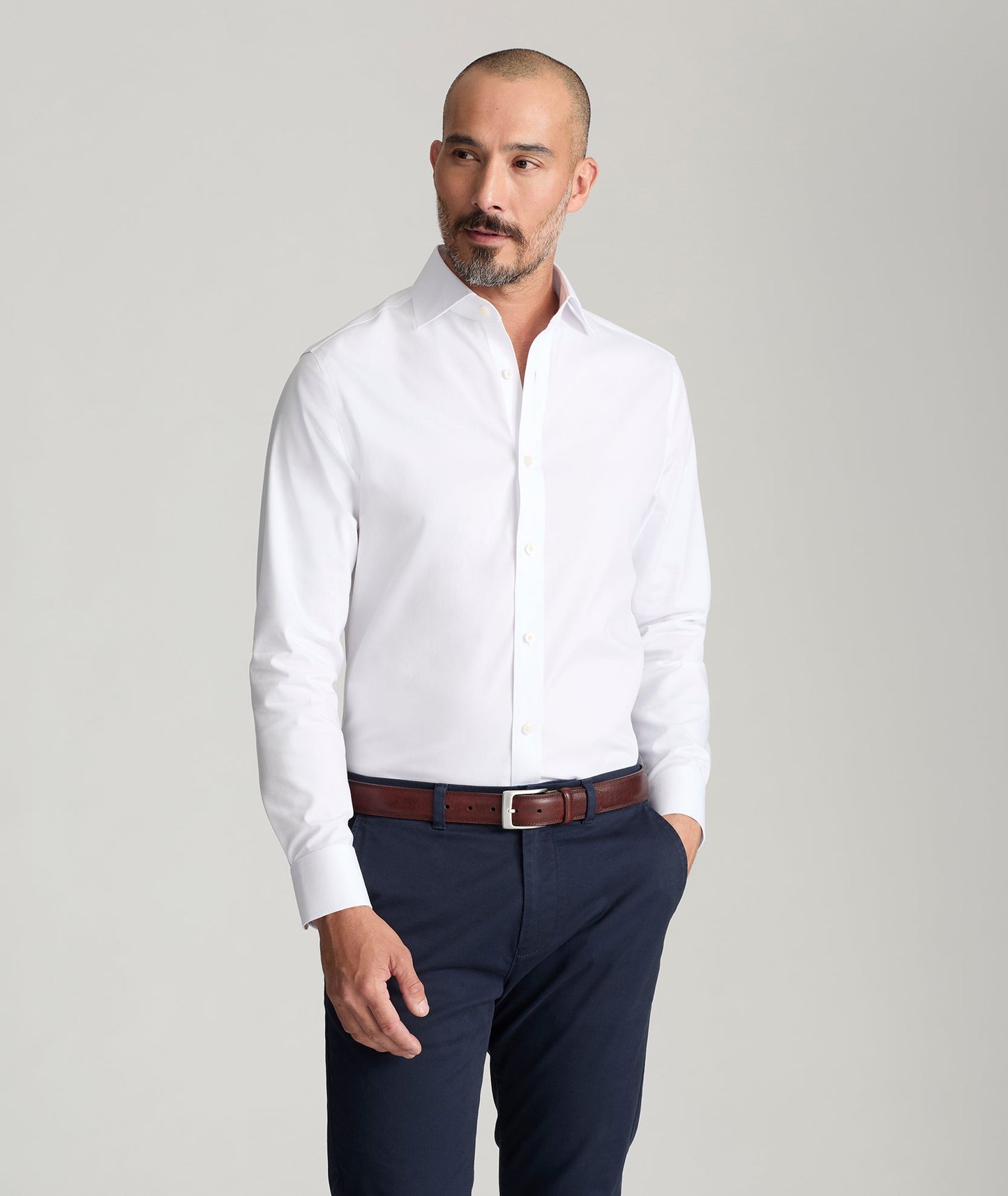 UNTUCKit Wrinkle-Free Dress Shirt White | For Occasions When You Can't Untuck