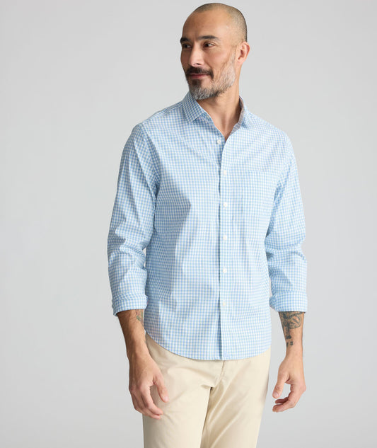 UNTUCKit CottonTek™ Brachetto Shirt Blue