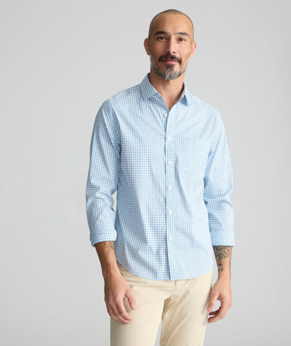 UNTUCKit CottonTek™ Brachetto Shirt Blue