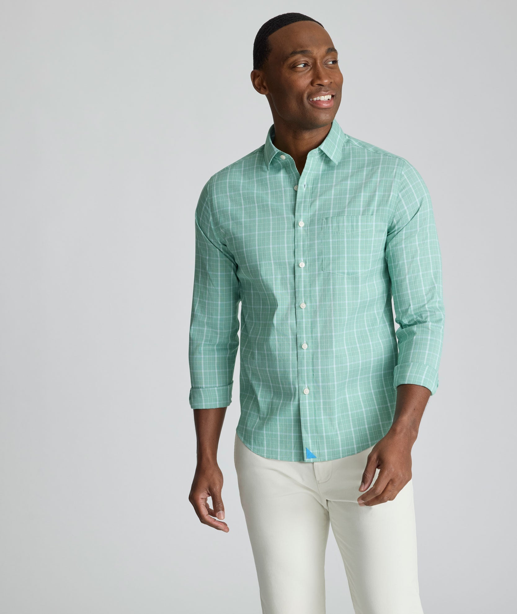 UNTUCKit CottonTek™ Brachetto Shirt Green