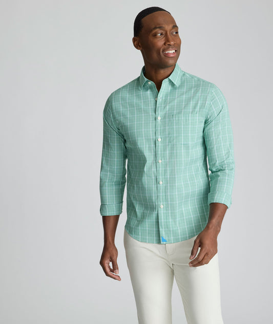 UNTUCKit CottonTek™ Brachetto Shirt Green