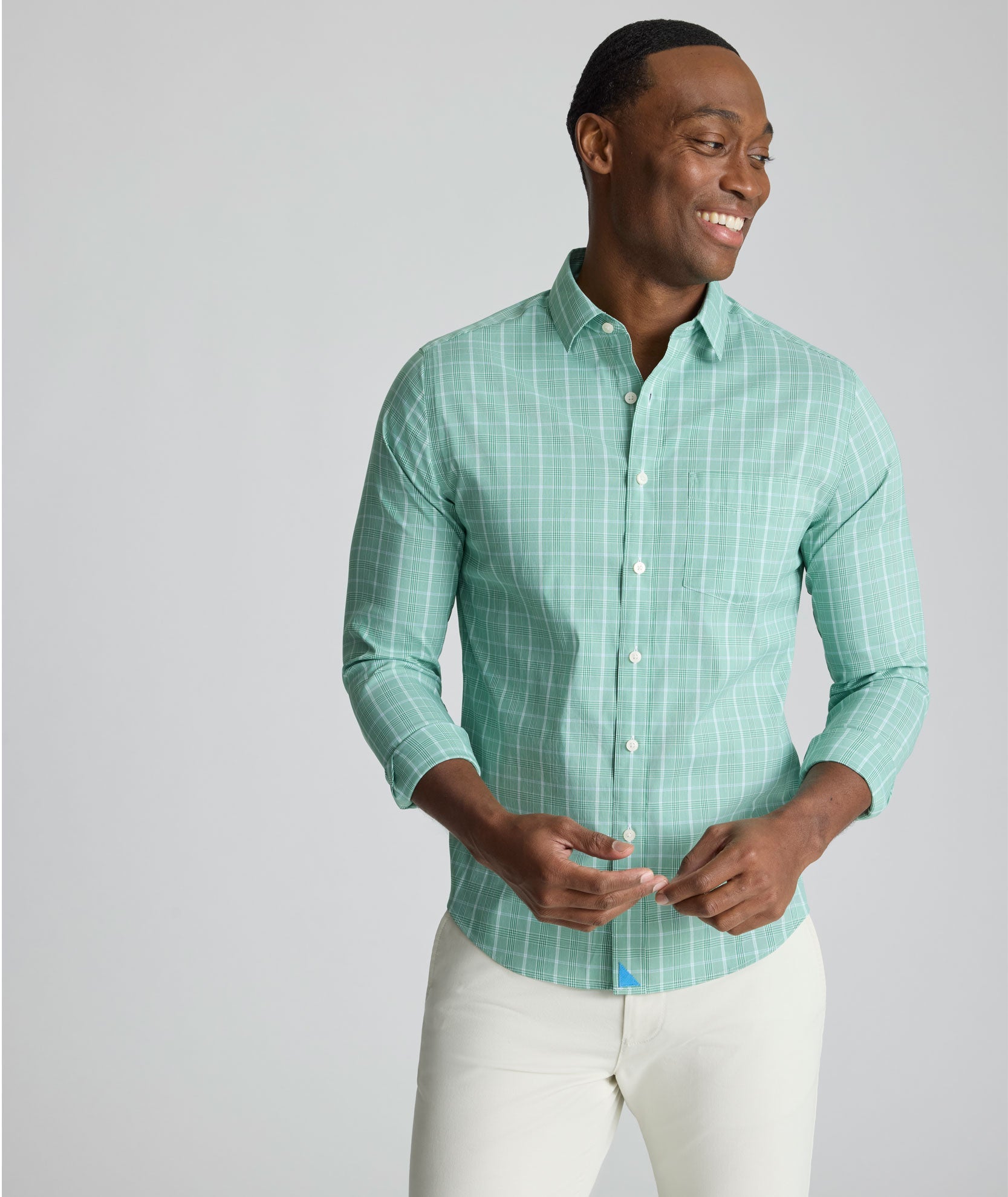 UNTUCKit CottonTek™ Brachetto Shirt Green