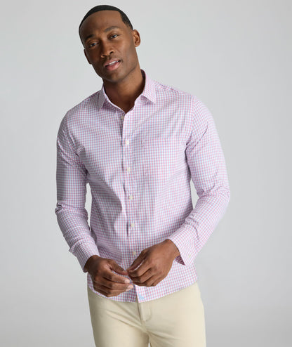 UNTUCKit CottonTek™ Brachetto Shirt PInk
