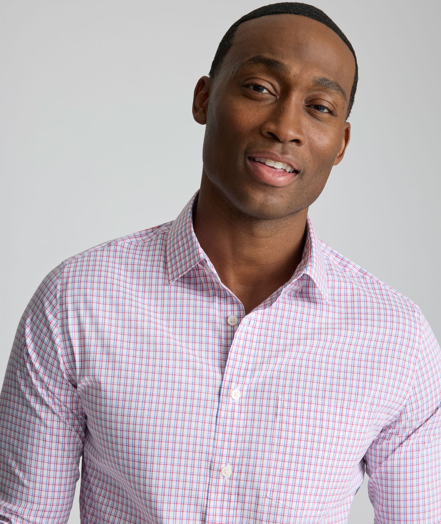 UNTUCKit CottonTek™ Brachetto Shirt PInk