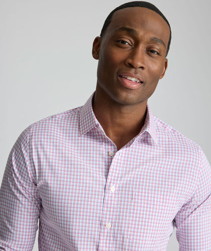 UNTUCKit CottonTek™ Brachetto Shirt PInk
