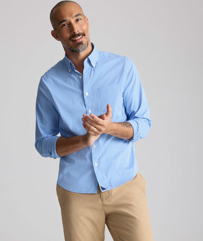 UNTUCKit CottonTek™ Brachetto Shirt Blue