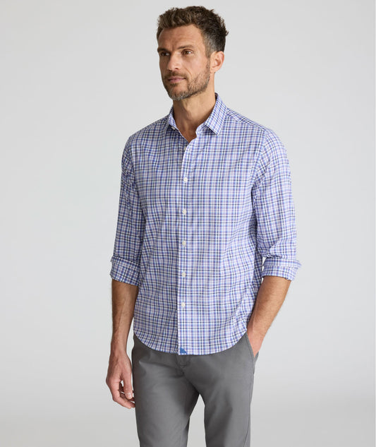 UNTUCKit CottonTek™ Brachetto Shirt Multicolor Check