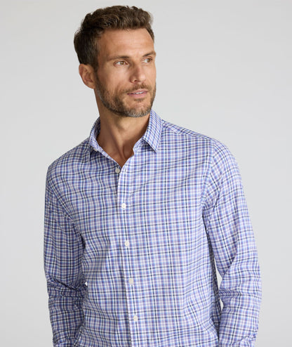 UNTUCKit CottonTek™ Brachetto Shirt Multicolor Check