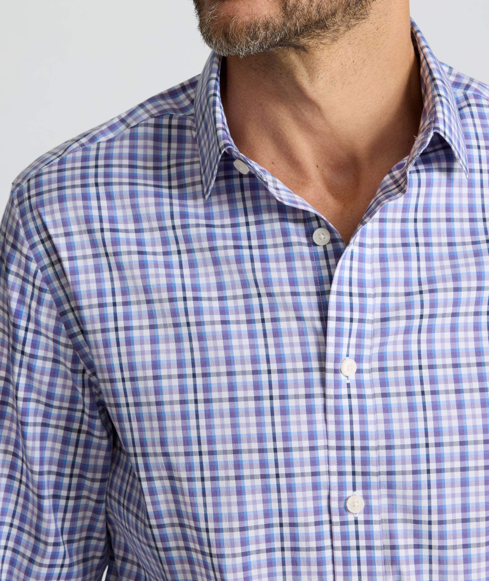 UNTUCKit CottonTek™ Brachetto Shirt Multicolor Check