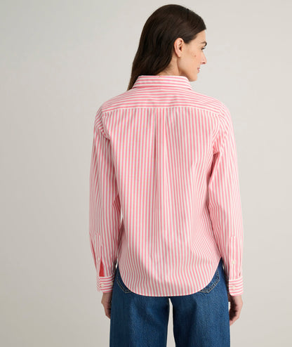 UNTUCKit Wrinkle-Free Classic Fit Isabella Shirt Pink & White Stripe