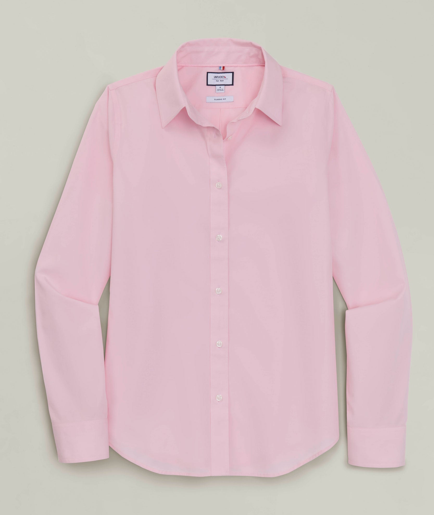 UNTUCKit Wrinkle-Free Classic Fit Isabella Shirt Pink