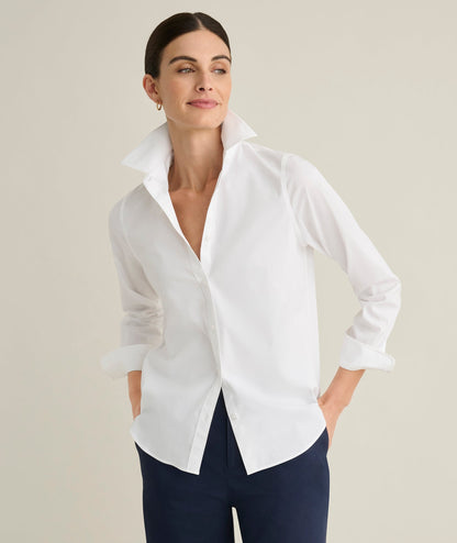 UNTUCKit Wrinkle-Free Classic Fit Isabella Shirt White