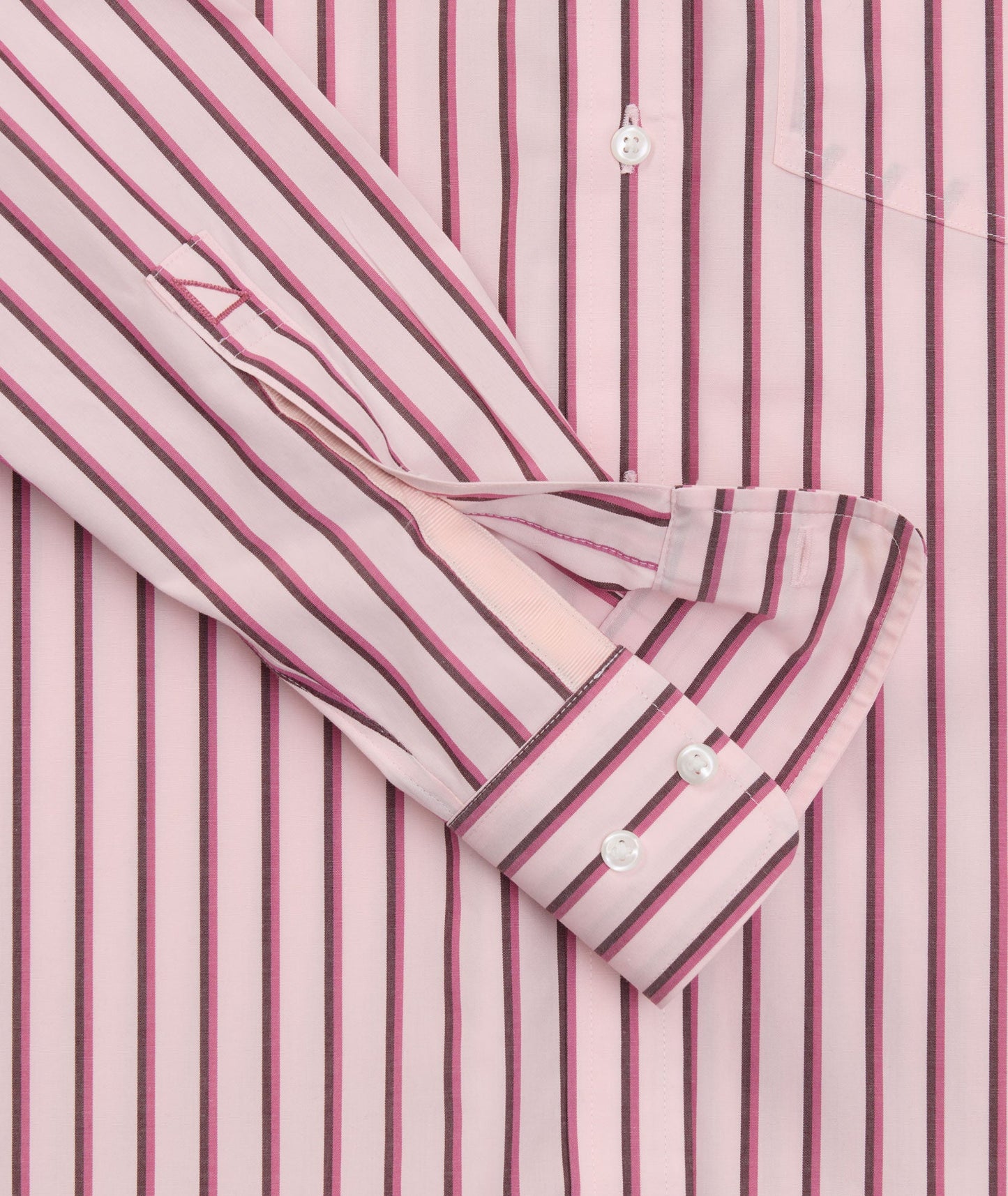 UNTUCKit Wrinkle-Free Relaxed Fit Melanie Shirt Pink & Red Multi Stripe