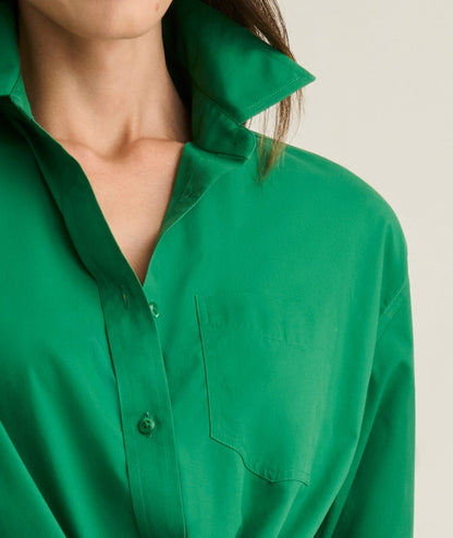 UNTUCKit Wrinkle-Free Relaxed Fit Melanie Shirt Green