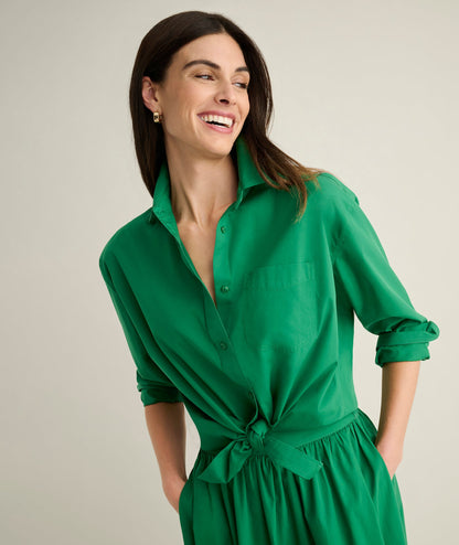 UNTUCKit Wrinkle-Free Relaxed Fit Melanie Shirt Green