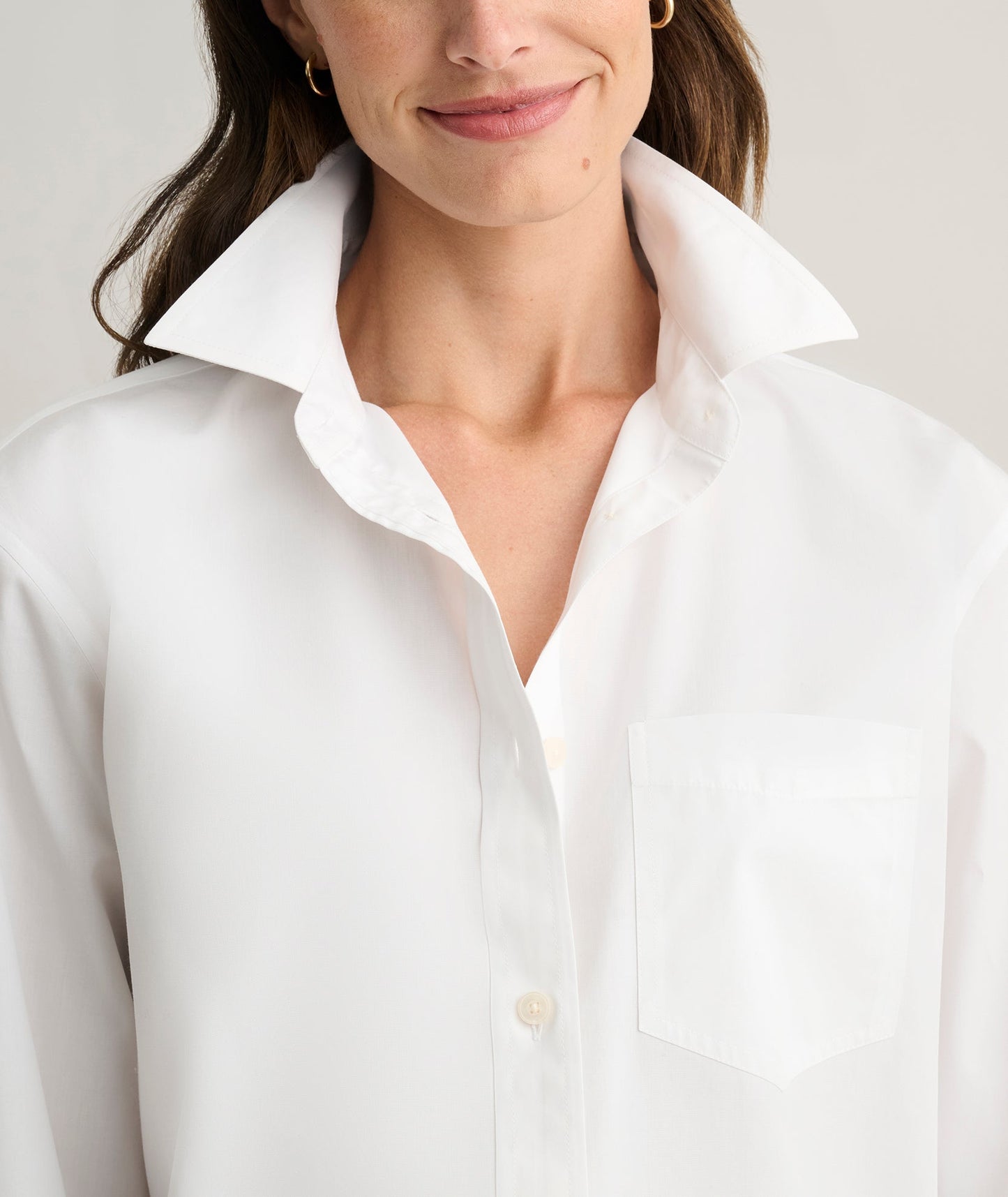 UNTUCKit Wrinkle-Free Relaxed Fit Melanie Shirt White
