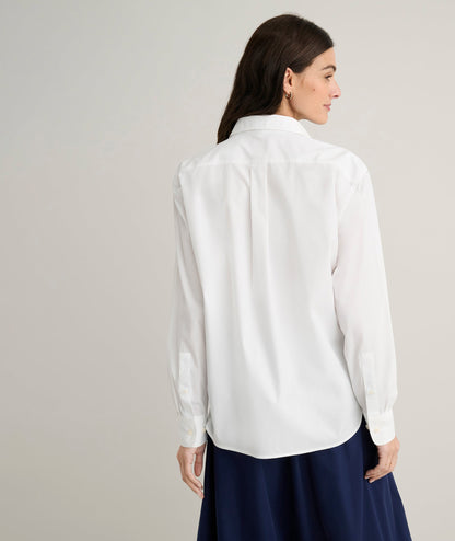 UNTUCKit Wrinkle-Free Relaxed Fit Melanie Shirt White