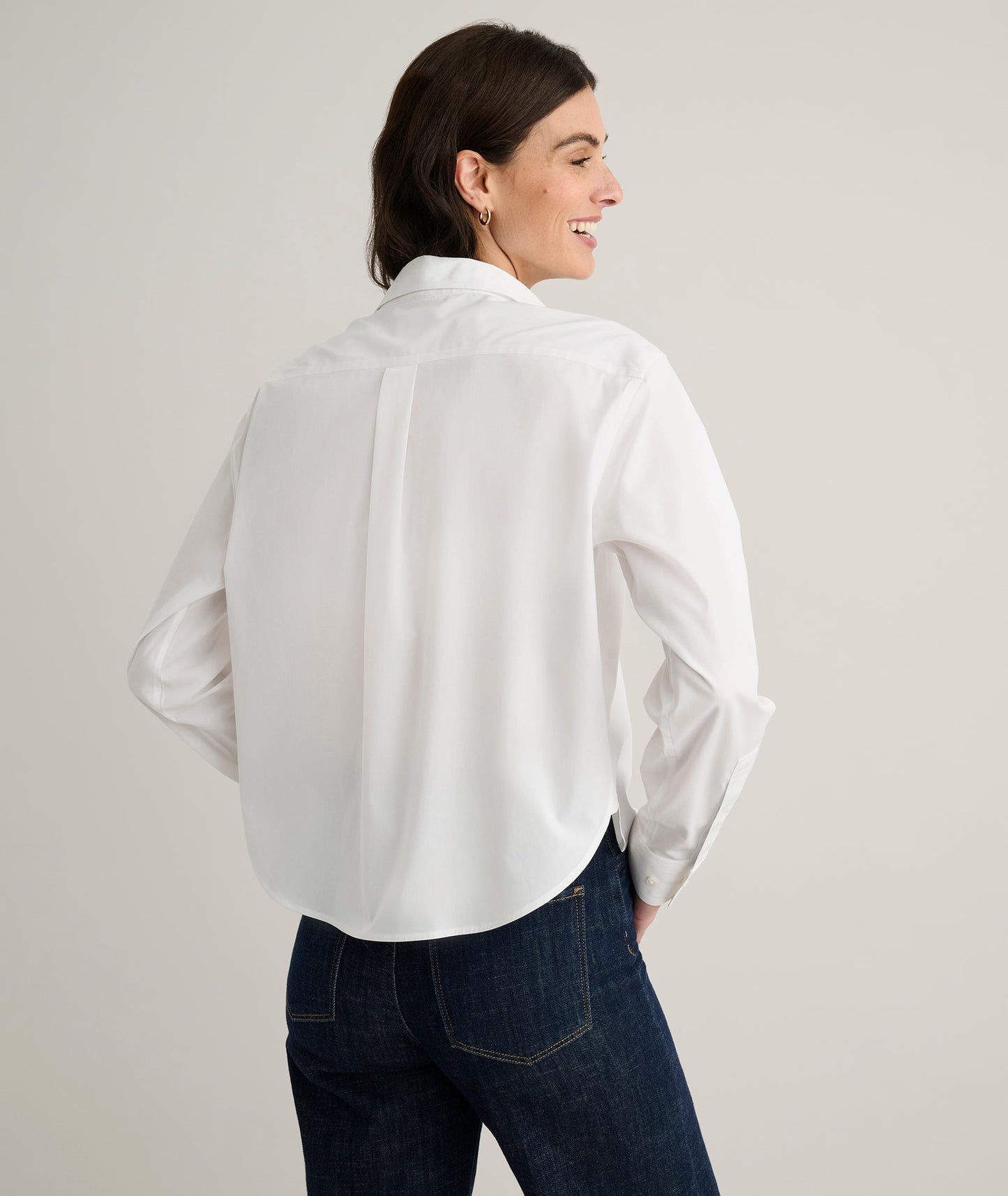 UNTUCKit Wrinkle-Free Untucked Fit Crosby Shirt White