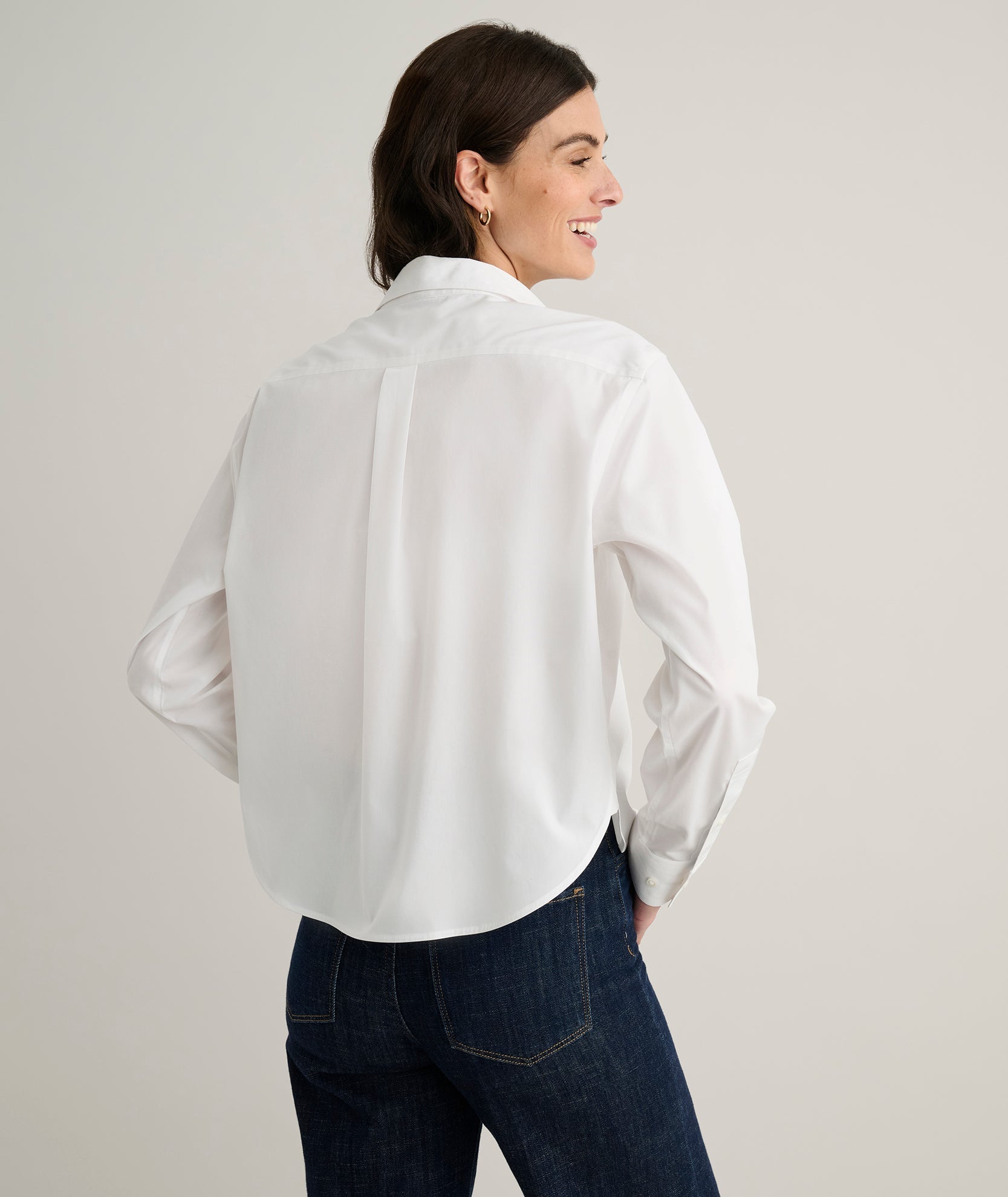 UNTUCKit Wrinkle-Free Untucked Fit Crosby Shirt White