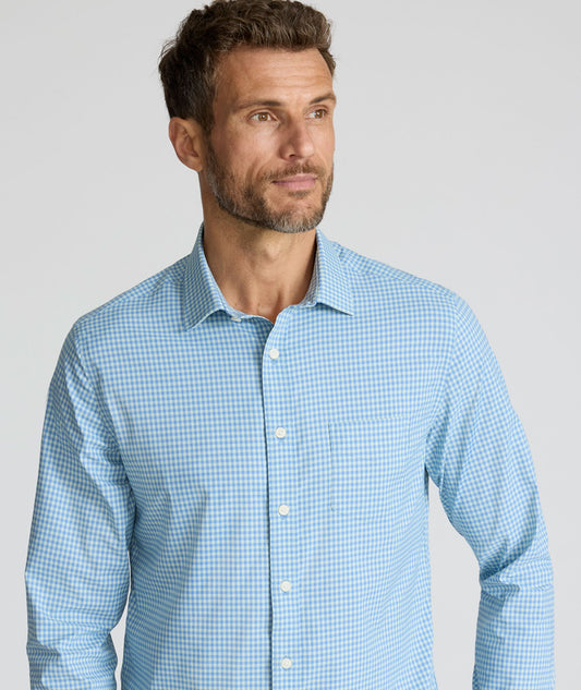UNTUCKit Performance Starling Shirt Starling | Blue Gingham