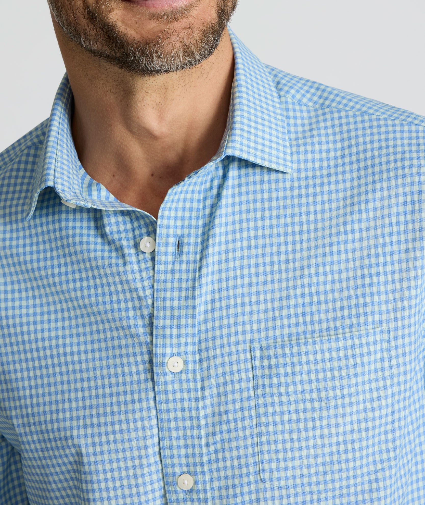 UNTUCKit Performance Starling Shirt Starling | Blue Gingham