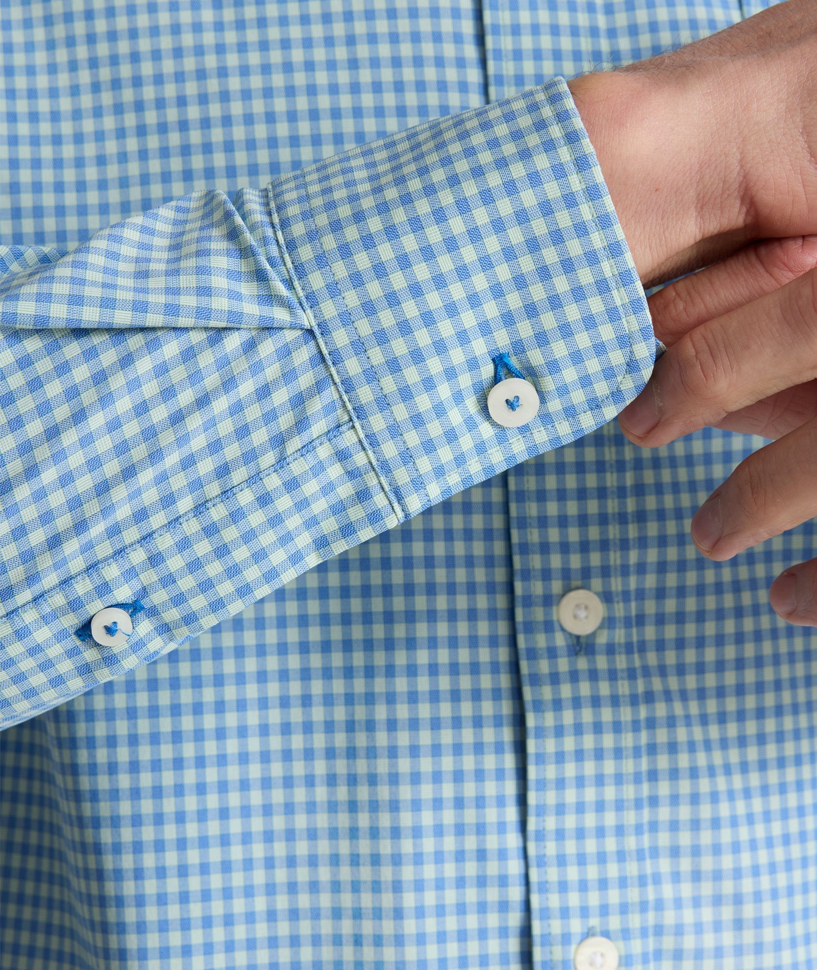 UNTUCKit Performance Starling Shirt Starling | Blue Gingham