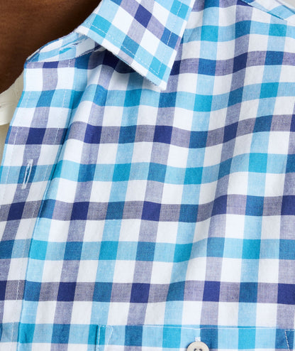 UNTUCKit Summerweight Clarkson Shirt Blue Check