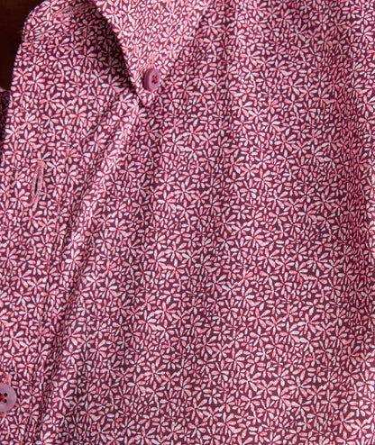 UNTUCKit Performance Short-Sleeve Halloway Shirt Pink