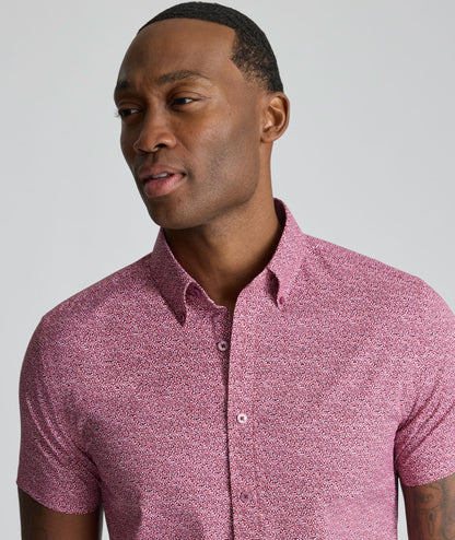 UNTUCKit Performance Short-Sleeve Halloway Shirt Pink