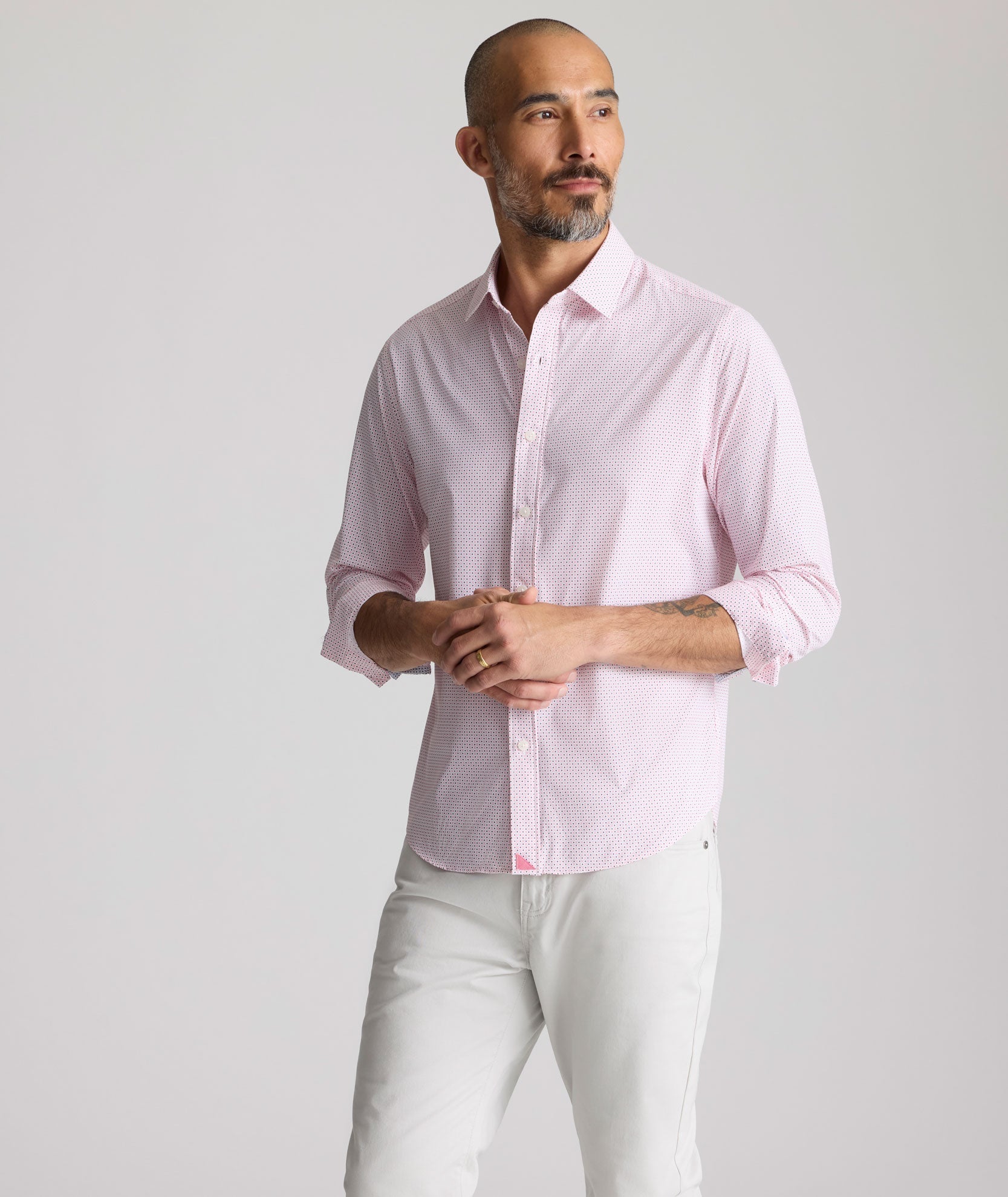 UNTUCKit Performance Fairfax Shirt Pink