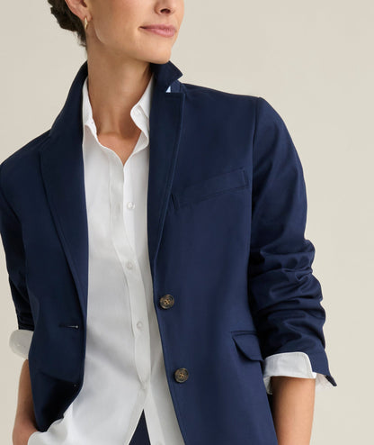 UNTUCKit Stretch Twill Piper Blazer Navy