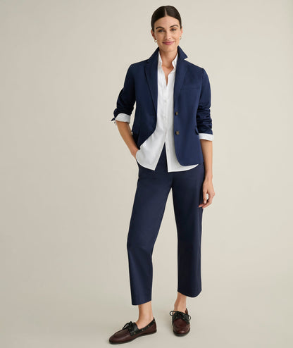 UNTUCKit Stretch Twill Piper Blazer Navy
