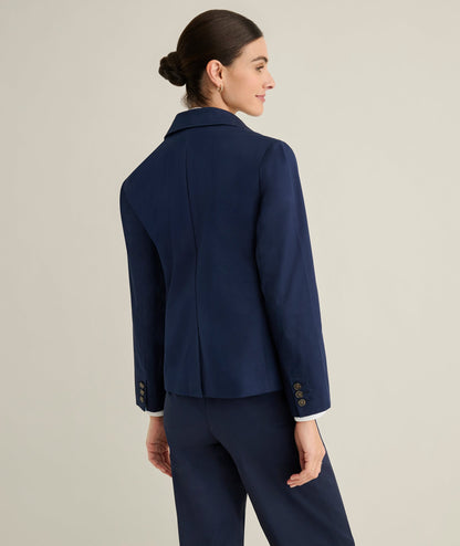 UNTUCKit Stretch Twill Piper Blazer Navy