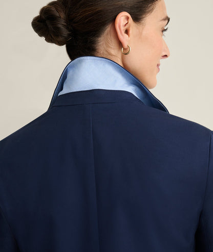 UNTUCKit Stretch Twill Piper Blazer Navy