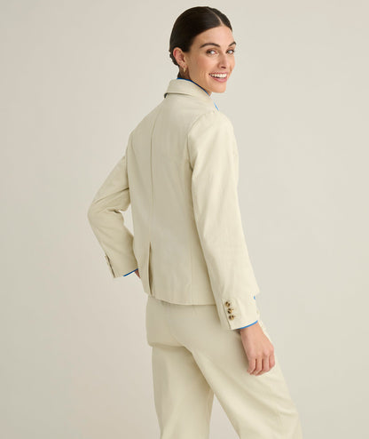 UNTUCKit Stretch Twill Piper Blazer Sand