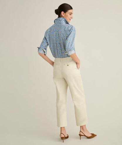 UNTUCKit Stretch Twill Ava Cropped Pant Sand