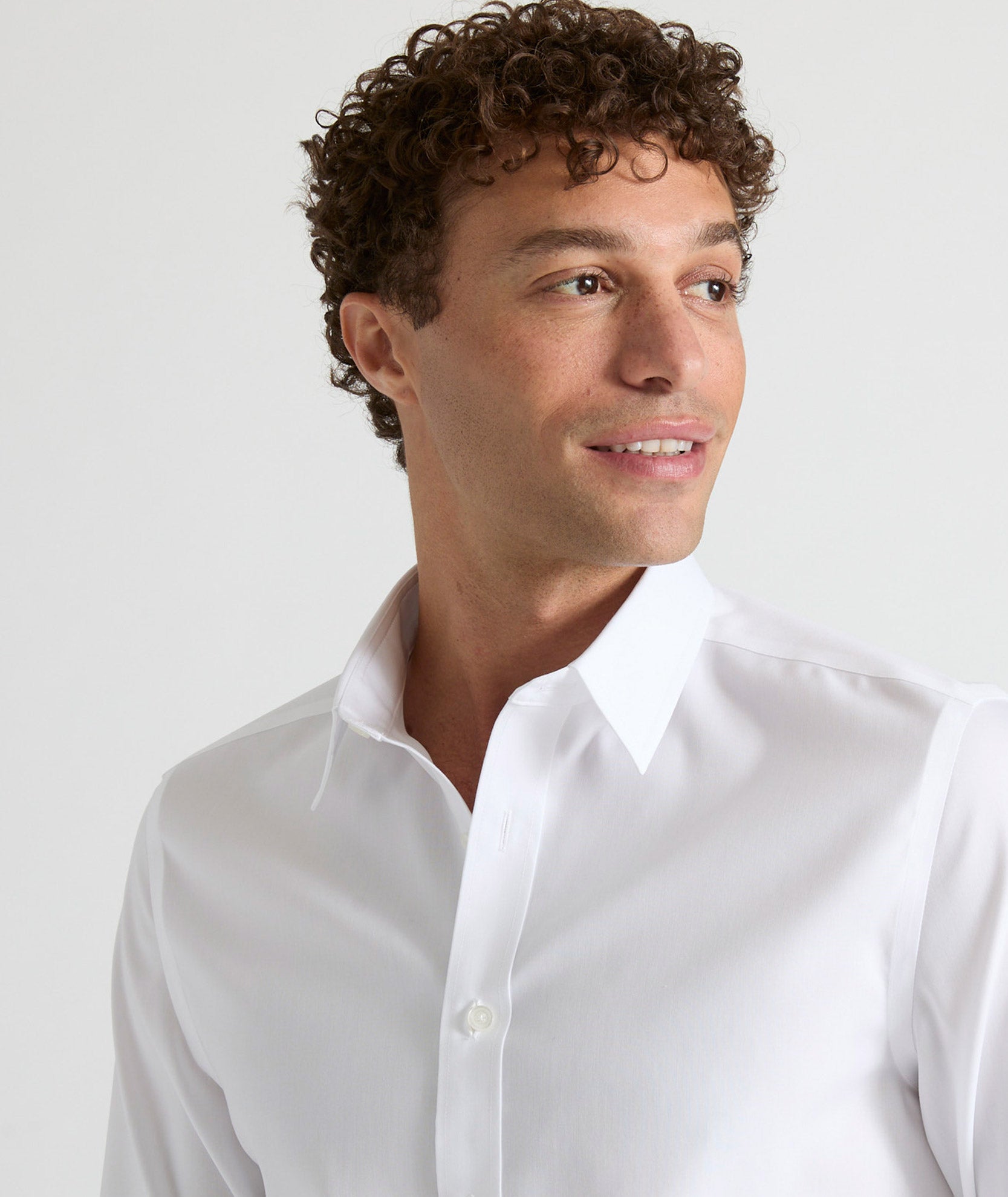 UNTUCKit Wrinkle-Free Folds of Honor Shirt White With Stars Sail