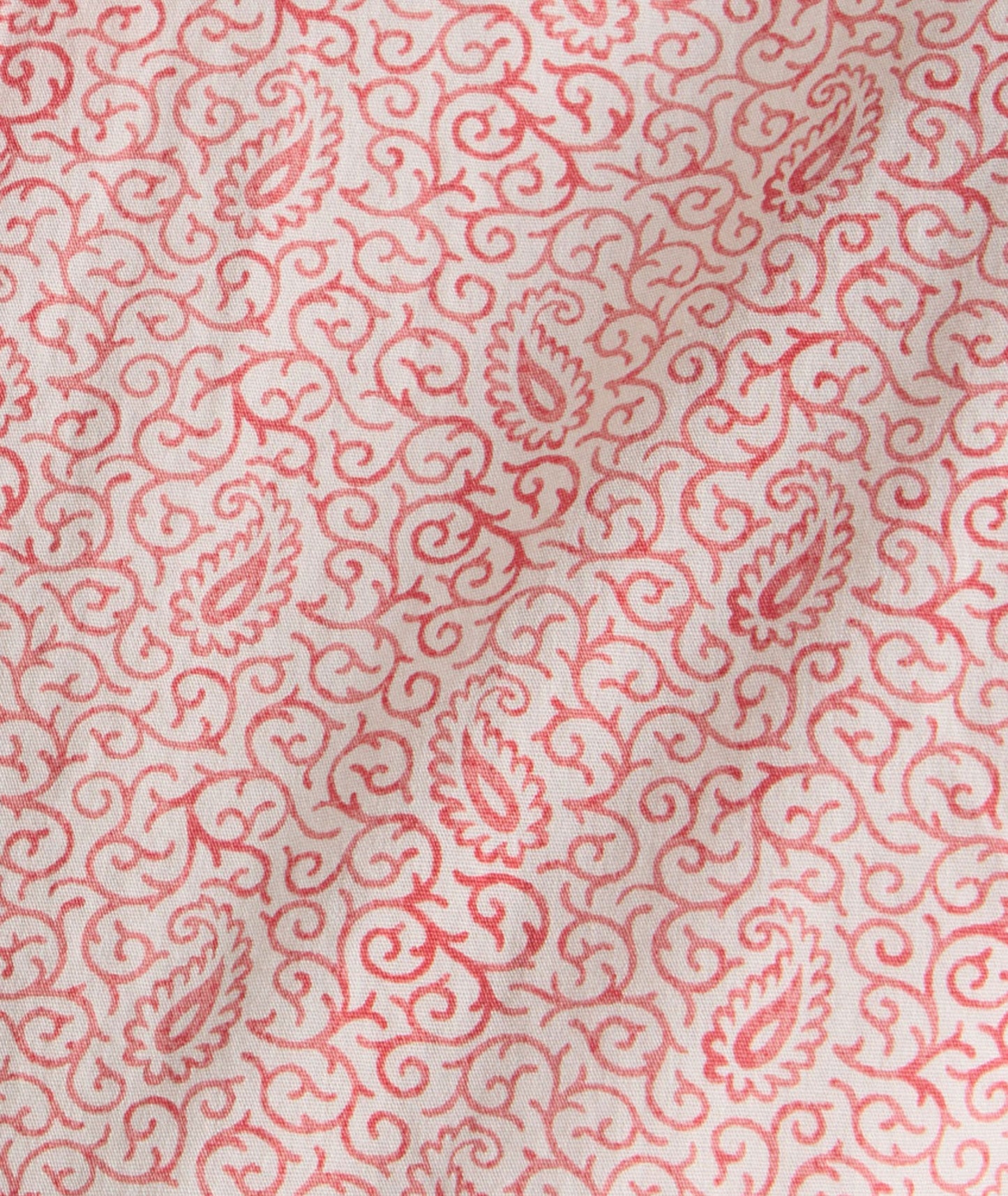 UNTUCKit Stretch Cotton Short-Sleeve Coldwell Shirt Orange Paisley Print | Fair Trade Certified